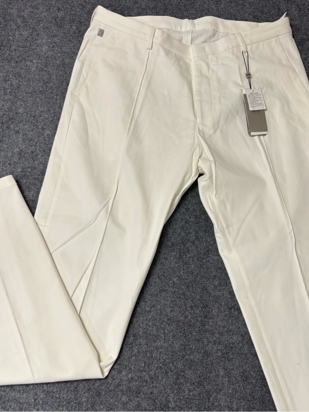 NWT armani Collezioni mens beige trousers sz IT 54